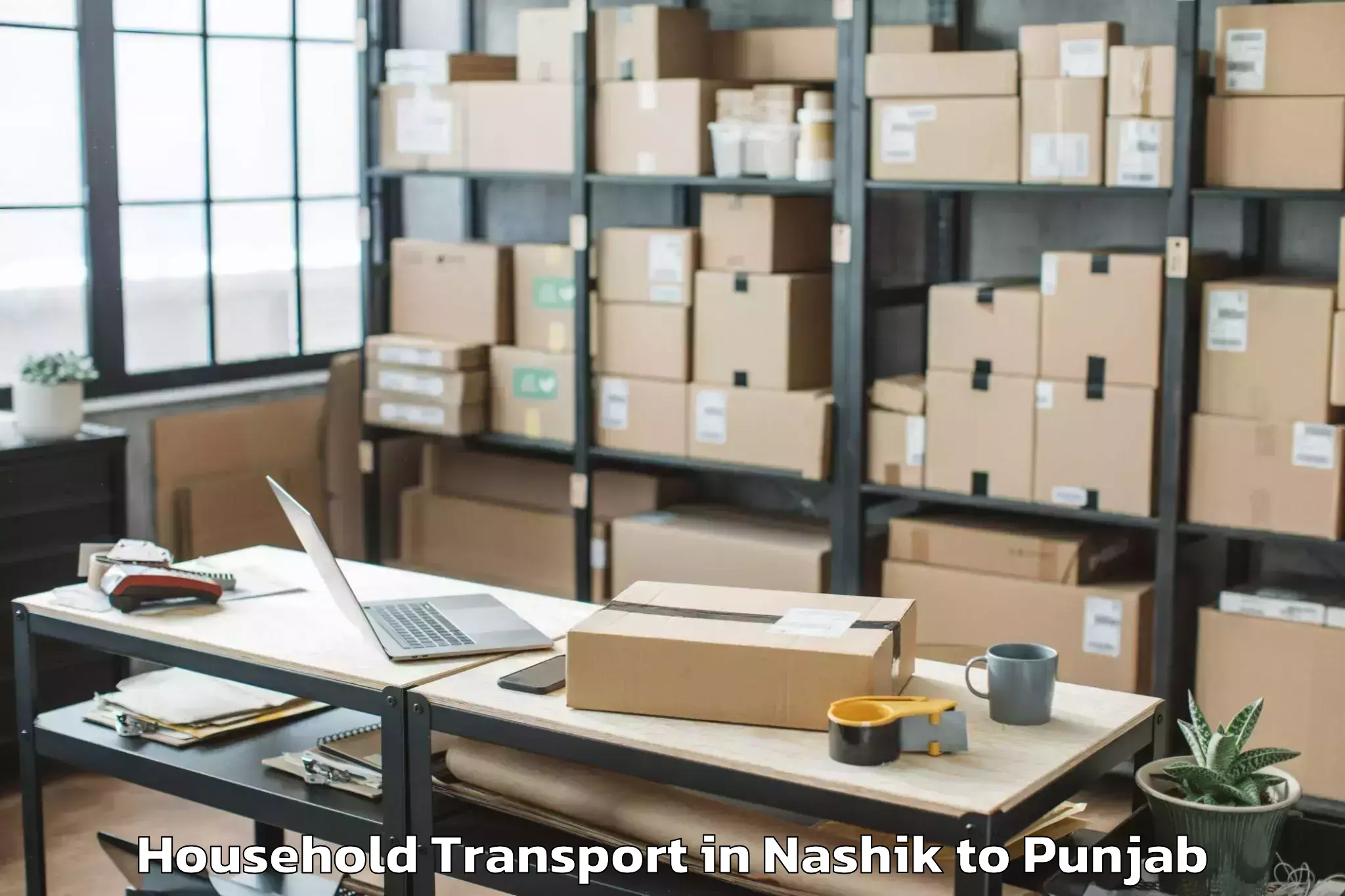 Affordable Nashik to Sangrur Household Transport